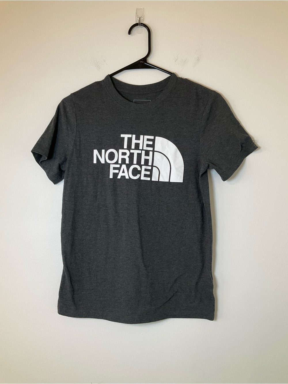 The North Face Gray Logo Graphic Tee Shirt Size Extra Small